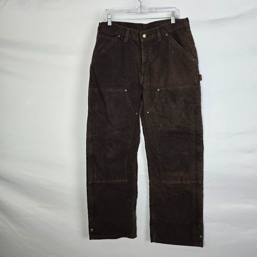 Insulated Carhartt Dark Brown Women's Carpenter Pants